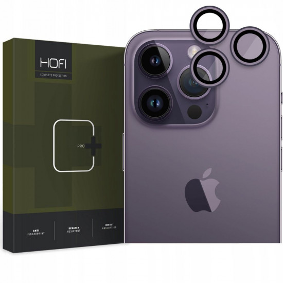Hofi iPhone 14 Pro / iPhone 14 Pro Max CamRing Pro+ Αντιχαρακτικό Γυαλί για την Κάμερα - Deep Purple