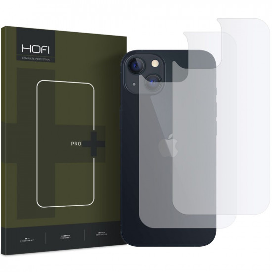 Hofi iPhone 13 Hydroflex Pro+ Hydrogel Film Προστατευτική Μεμβράνη για το Πίσω Μέρος - 2 Τεμάχια - Διάφανο
