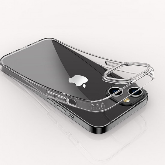 Tech-Protect iPhone 13 Pro Flexair Hybrid Σκληρή Θήκη με Πλαίσιο Σιλικόνης - Διάφανη