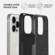 Burga iPhone 14 Pro Max Fashion Tough Σκληρή Θήκη - Black Rock