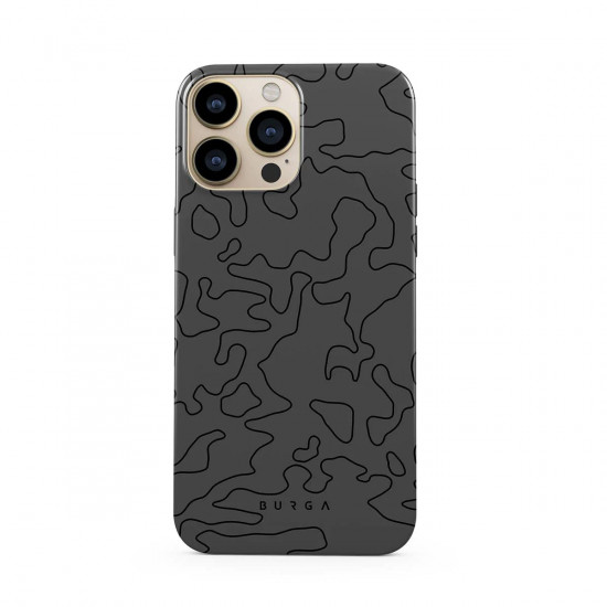 Burga iPhone 13 Pro Fashion Tough Σκληρή Θήκη - Black Rock