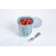 Mepal Fruit and Veggie Pot Ellipse - Δοχείο για Φρούτα και Λαχανικά - BPA Free - 600ml - Nordic Blue