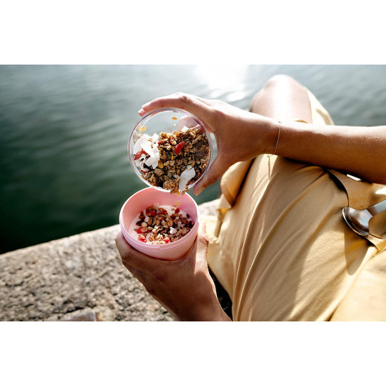 Mepal Lunch Pot Ellipse - Δοχείο Φαγητού - BPA Free - 500ml - 200ml - Nordic Pink