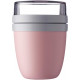 Mepal Lunch Pot Ellipse - Δοχείο Φαγητού - BPA Free - 500ml - 200ml - Nordic Pink