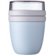 Mepal Lunch Pot Ellipse - Δοχείο Φαγητού - BPA Free - 500ml - 200ml - Nordic Blue