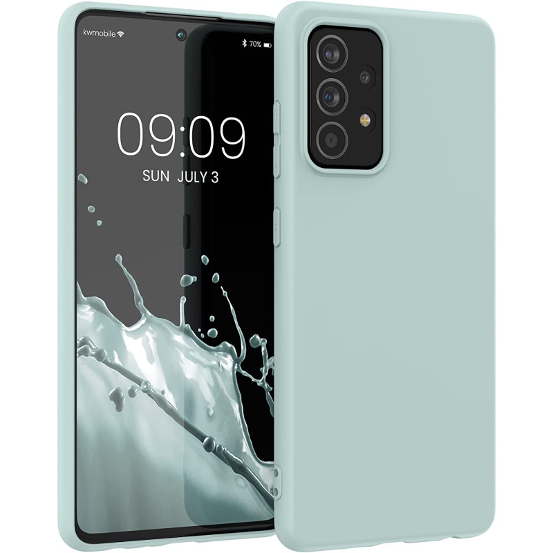 KW Samsung Galaxy A52 / A52 5G / A52s 5G Θήκη Σιλικόνης TPU - Frosty Mint - 54346.200