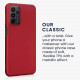 KW Samsung Galaxy A23 5G Θήκη Σιλικόνης TPU - Metallic Dark Red - 57955.36