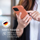 KW iPhone 13 Pro Max Θήκη Σιλικόνης Rubberized TPU - Neon Coral - 55975.103