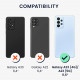 KW Samsung Galaxy A23 5G Θήκη Σιλικόνης με Κάλυμμα για την Κάμερα και Δαχτυλίδι Συγκράτησης - Black - 58575.01