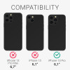 KW iPhone 13 Pro Θήκη Σιλικόνης TPU με Υποδοχή για Κάρτα - Dark Blue - 55969.17