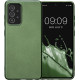 KW Samsung Galaxy A52 / A52 5G / A52s 5G Θήκη Σιλικόνης TPU - Metallic Forest Green - 57946.233
