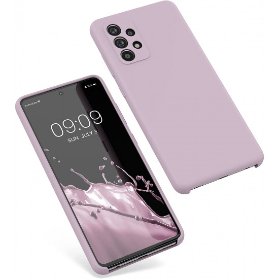 KW Samsung Galaxy A52 / A52 5G / A52s 5G Θήκη Σιλικόνης Rubber TPU - Nude Purple - 54347.236