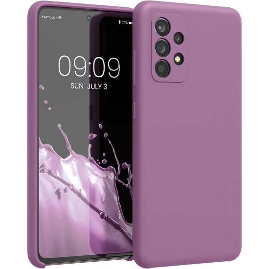 KW Samsung Galaxy A52 / A52 5G / A52s 5G Θήκη Σιλικόνης Rubber TPU - Orchid Purple - 54347.235