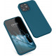 KW iPhone 13 Pro Max Θήκη Σιλικόνης Rubberized TPU - Petrol Blue - 55881.78