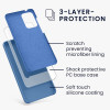 KW Samsung Galaxy A52 / A52 5G / A52s 5G Θήκη Σιλικόνης Rubber TPU - Denim Blue - 54347.112