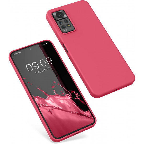 KW Xiaomi Redmi Note 11 Pro / Note 11 Pro 5G Θήκη Σιλικόνης Rubberized TPU - Awesome Pink - 57373.238