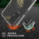 KW Samsung Galaxy A23 5G Θήκη Σιλικόνης TPU με Λουράκι Design Jungle - Gold / Grey / Διάφανη - 58231.01