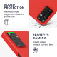 KW Xiaomi Redmi Note 11 Pro / Note 11 Pro 5G Θήκη Σιλικόνης Rubberized TPU - Red - 57373.09