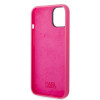 Karl Lagerfeld iPhone 14 Silicone RSG Θήκη Σιλικόνης - Pink - KLHCP14SSRSGRCF