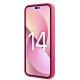 Karl Lagerfeld iPhone 14 Silicone RSG Θήκη Σιλικόνης - Pink - KLHCP14SSRSGRCF