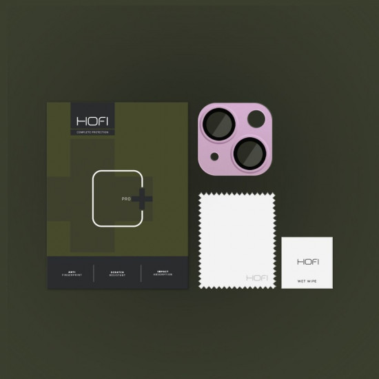 Hofi iPhone 14 / iPhone 14 Plus Aparatu Fullcam Pro+ Μεταλλικό Προστατευτικό με Γυαλί για την Κάμερα - Purple