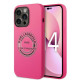 Karl Lagerfeld iPhone 14 Pro Silicone RSG Θήκη Σιλικόνης - Pink - KLHCP14LSRSGRCF