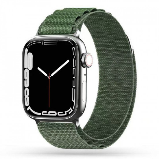 Tech-Protect Λουράκι Apple Watch 2 / 3 / 4 / 5 / 6 / 7 / 8 / 9 / SE / ULTRA / ULTRA 2 - 42 / 44 / 45 / 49 mm Nylon Pro - Military Green