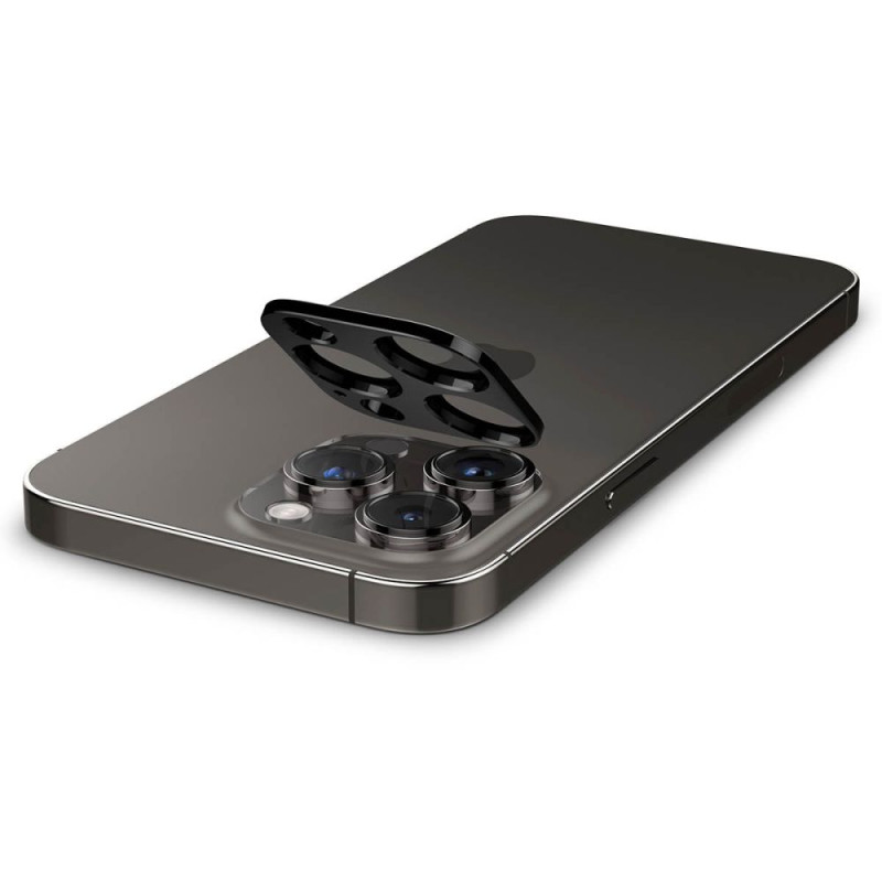 Spigen iPhone 14 Pro / 14 Pro Max / 15 Pro / 15 Pro Max / 16 Pro / 16 Pro Max Aparatu Optik.TR Αντιχαρακτικό Γυαλί για την Κάμερα - 2 Τεμάχια - Black Spigen iPhone 14 Pro / 14 Pro Max / 15 Pro / 15 Pro Max / 16 Pro / 16 Pro Max Aparatu Optik.TR Αντιχαρακτικό Γυαλί για την Κάμερα - 2 Τεμάχια - Black