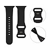 Techsuit W031 Λουράκι Apple Watch 2 / 3 / 4 / 5 / 6 / 7 / 8 / 9 / 10 / SE - 38 / 40 / 41 / 42 mm Watchband Λαστιχένιο - Black