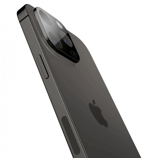 Techsuit iPhone 14 Pro / iPhone 14 Pro Max Camera Protector Αντιχαρακτικό Γυαλί για την Κάμερα - Black