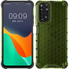 KW Xiaomi Redmi Note 11 / Redmi Note 11S Hybrid Σκληρή Θήκη με Πλαίσιο Σιλικόνης TPU - Design Honeycomb - Neon Yellow / Ματ Ημιδιάφανη - 59911.75