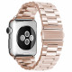 Techsuit Λουράκι Apple Watch 2 / 3 / 4 / 5 / 6 / 7 / 8 / 9 / SE - 38 / 40 / 41 mm Watchband W036 Μπρασελέ από Ανοξείδωτο Ατσάλι - Pink