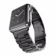 Techsuit Λουράκι Apple Watch 2 / 3 / 4 / 5 / 6 / 7 / 8 / 9 / SE / ULTRA / ULTRA 2 - 42 / 44 / 45 / 49 mm Watchband W036 Μπρασελέ από Ανοξείδωτο Ατσάλι - Black