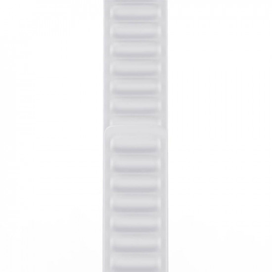 Techsuit Λουράκι Apple Watch 2 / 3 / 4 / 5 / 6 / 7 / 8 / 9 / SE - 38 / 40 / 41 mm Watchband W035 Σιλικόνης - White