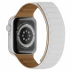 Techsuit Λουράκι Apple Watch 2 / 3 / 4 / 5 / 6 / 7 / 8 / 9 / SE - 38 / 40 / 41 mm Watchband W035 Σιλικόνης - White