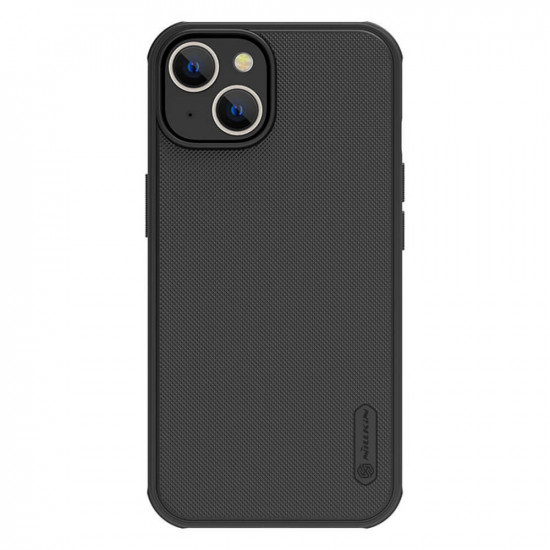 Nillkin iPhone 14 Plus Super Frosted Shield Pro Σκληρή Θήκη με Πλαίσιο Σιλικόνης - Black