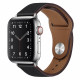 Techsuit Λουράκι Apple Watch 2 / 3 / 4 / 5 / 6 / 7 / 8 / 9 / SE / ULTRA / ULTRA 2 - 42 / 44 / 45 / 49 mm Watchband W033 από Συνθετικό Δε΄ρμα - 35 x 20 x 180mm - Black