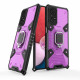 Techsuit Samsung Galaxy A13 4G Honeycomb Armor Σκληρή Θήκη με Πλαίσιο Σιλικόνης και Δαχτυλίδι Συγκράτησης - Rose Violet