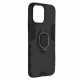 Techsuit iPhone 13 Pro Max Silicone Shield Σκληρή Θήκη με Δαχτυλίδι Συγκράτησης - Black