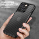 Techsuit iPhone 14 Plus Carbon Fuse Σκληρή Θήκη με Πλαίσιο Σιλικόνης - Black