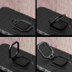 Techsuit iPhone 14 Pro Silicone Shield Σκληρή Θήκη με Δαχτυλίδι Συγκράτησης - Black