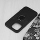 Techsuit iPhone 14 Pro Max Silicone Shield Σκληρή Θήκη με Δαχτυλίδι Συγκράτησης - Black
