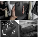 Techsuit iPhone 13 Pro Carbon Fuse Σκληρή Θήκη με Πλαίσιο Σιλικόνης - Black