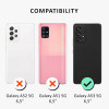 Kalibri Samsung Galaxy A53 5G Θήκη από Συνθετικό Δέρμα με Υποδοχή για Κάρτα - Dark Blue / Light Blue - 59489.17