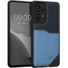 Kalibri Samsung Galaxy A53 5G Θήκη από Συνθετικό Δέρμα με Υποδοχή για Κάρτα - Dark Blue / Light Blue - 59489.17