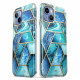 i-Blason iPhone 14 Plus Cosmo Σκληρή Θήκη με Πλαίσιο Σιλικόνης και Προστασία Οθόνης - Ocean Blue