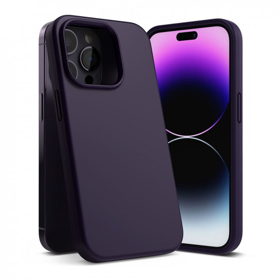 Ringke iPhone 14 Pro Silicone Case Θήκη Σιλικόνης - Deep Purple
