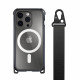 SwitchEasy Odyssey+ M iPhone 14 Pro Rugged Utility Σκληρή Θήκη με Λουράκι και MagSafe - Metal Black / Mystery Black