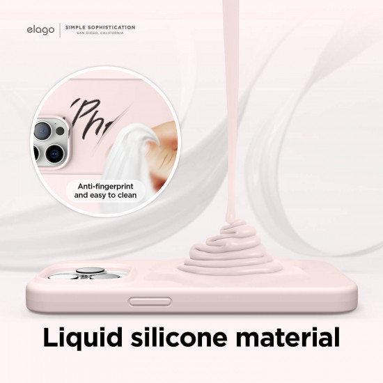elago iPhone 14 Pro Max Θήκη Σιλικόνης με MagSafe - Lovely Pink