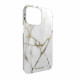 SwitchEasy iPhone 14 Pro Max Marble Case Σκληρή Θήκη με Πλαίσιο Σιλικόνης - Champagne White